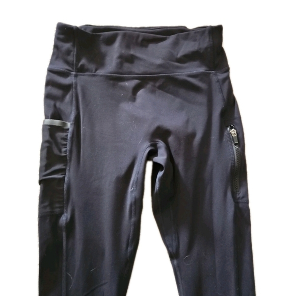 Fabletics Womens Black Motion365 High Waisted Utility Workout Athletic Legging M - Picture 8 of 15